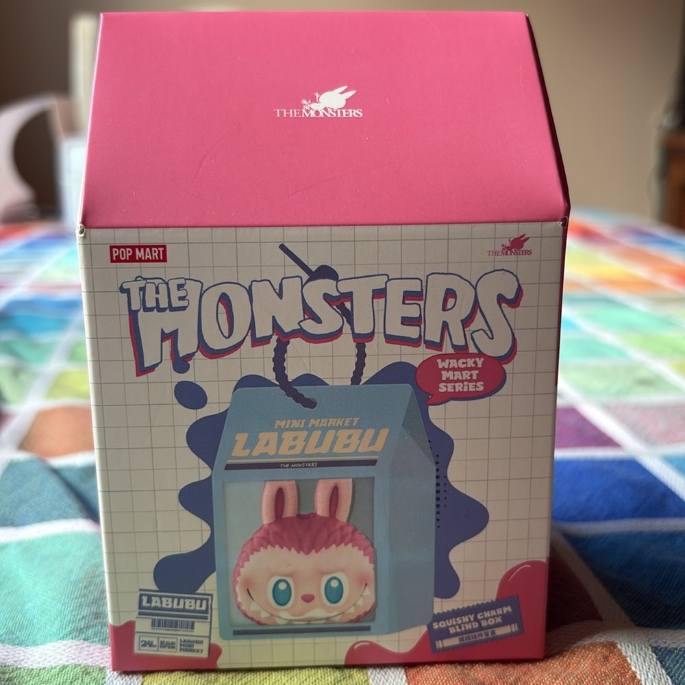 🥛POP MART THE MONSTERS WACKY MART SERIES SQUISHY CHARM BLIND BOX 🥛NWT 🥛